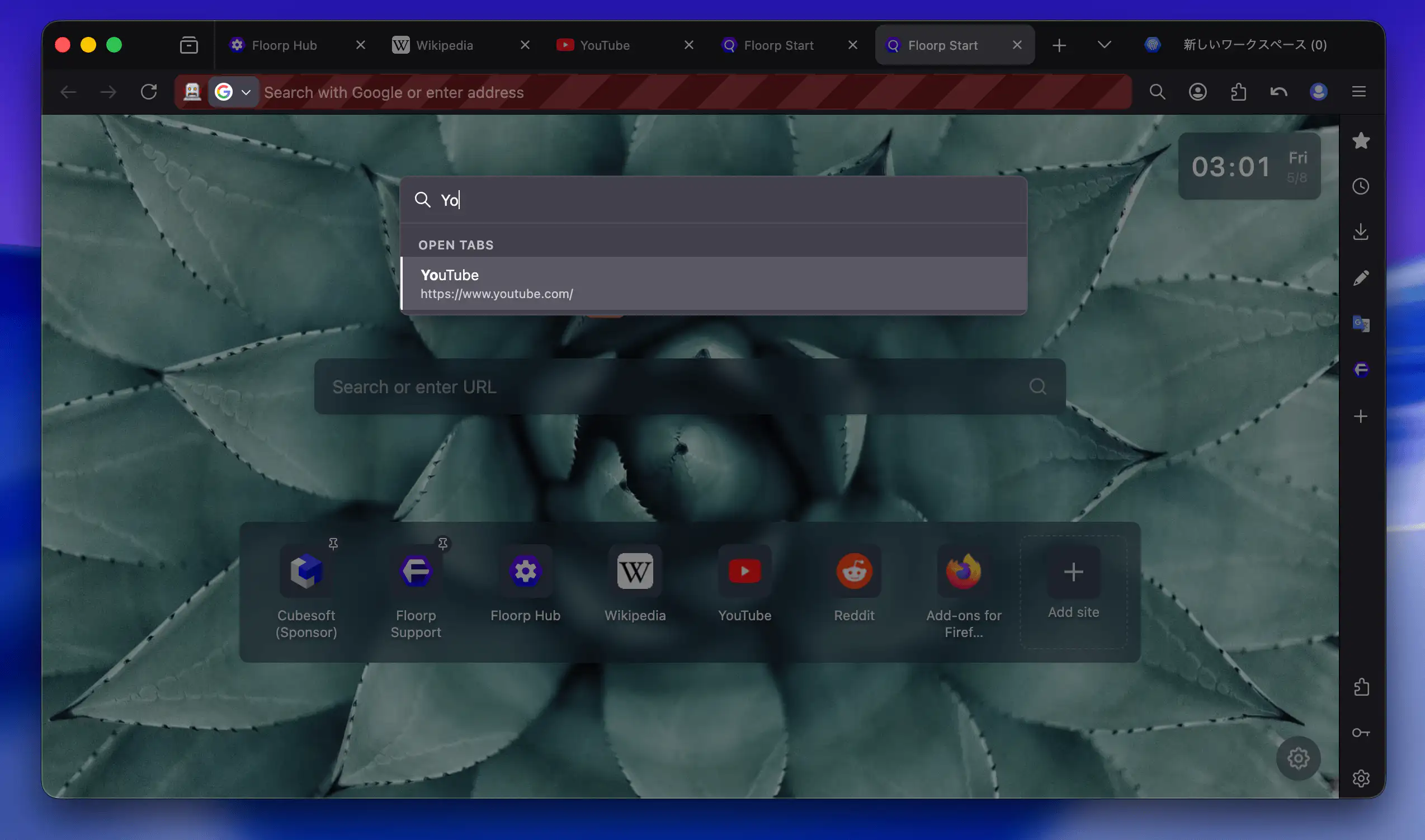 Searching and switching tabs in the Command Palette